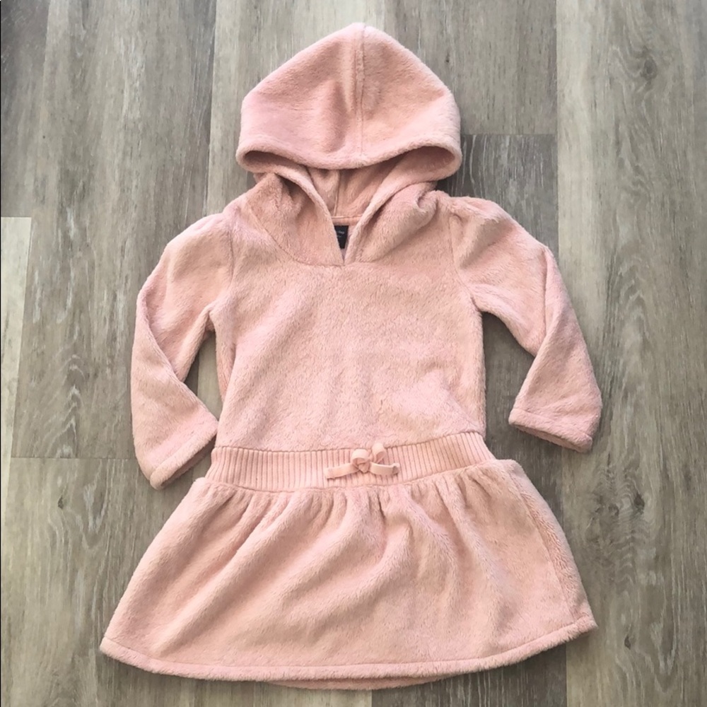 Gap Desert Rose Fleece Hoodie Dress